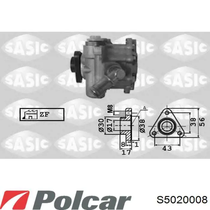Купити S5020008 Polcar Насос гідравліки