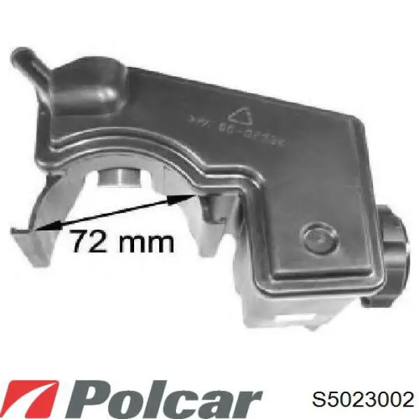 S5023002 Polcar насос гідропідсилювача керма (гпк)