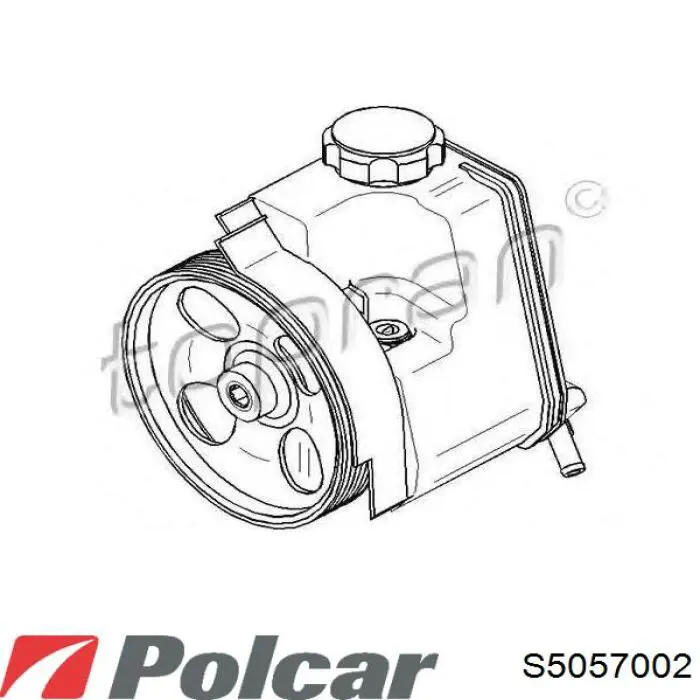 S5057002 Polcar насос гідропідсилювача керма (гпк)