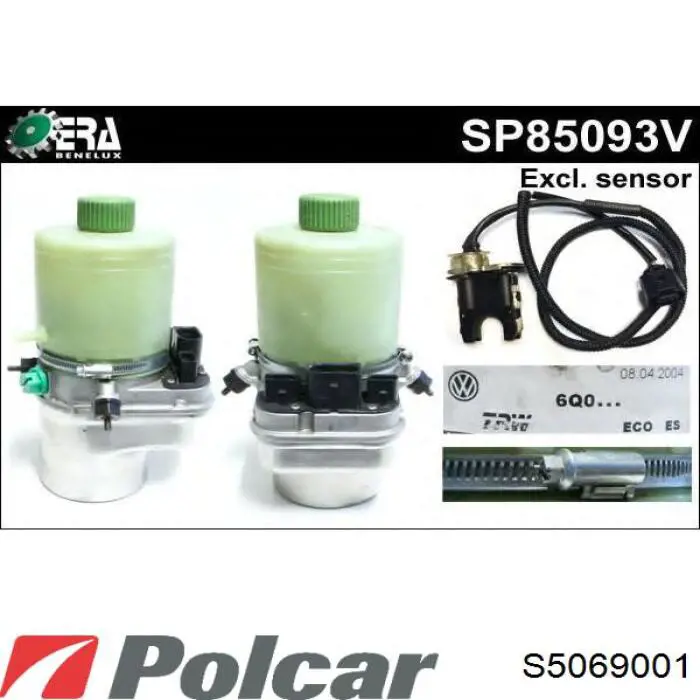 S5069001 Polcar насос гідропідсилювача керма (гпк)