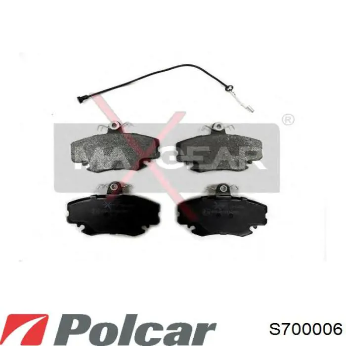 Гальмівні колодки Polcar S700006 ціна, від 20.03 USD