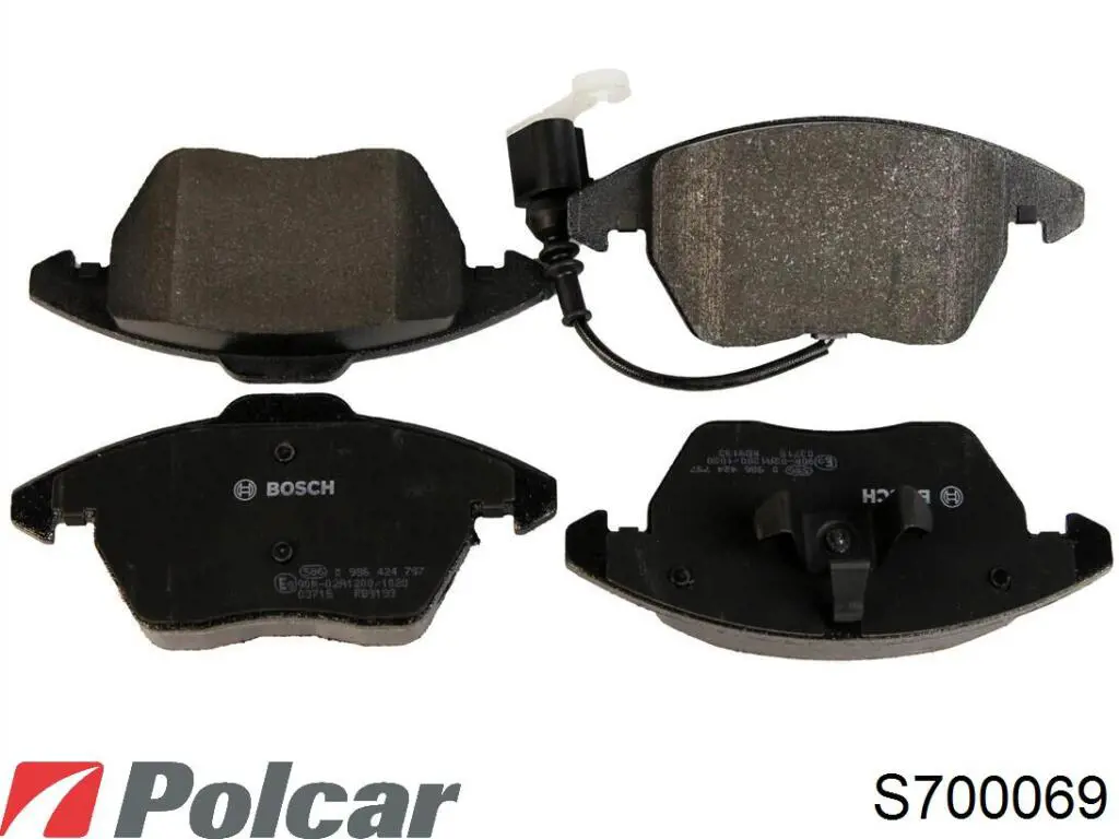 Гальмівні колодки Polcar S700069 ціна, від 23.00 USD