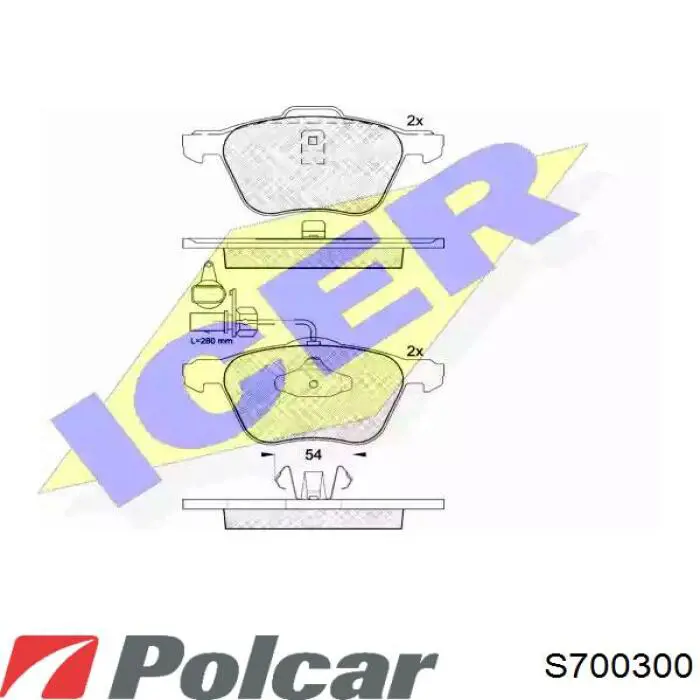 Передні тормозні колодки 301565 VALEO