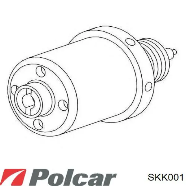 Диск муфти компресора кондиціонера SKK001 Polcar