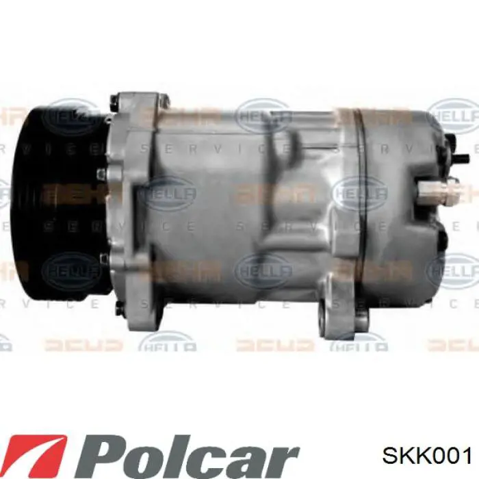 Диск муфти компресора кондиціонера SKK001 Polcar
