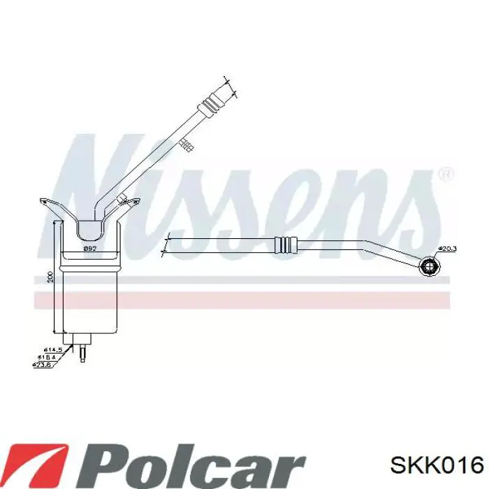 Купити SKK016 Polcar Компресор кліматичної установки