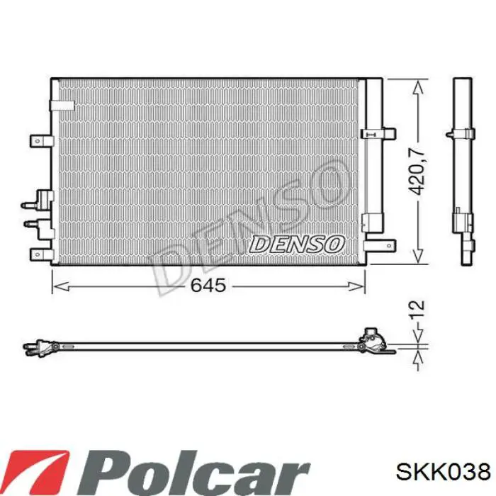 Купити SKK038 Polcar Компресор кліматичної установки