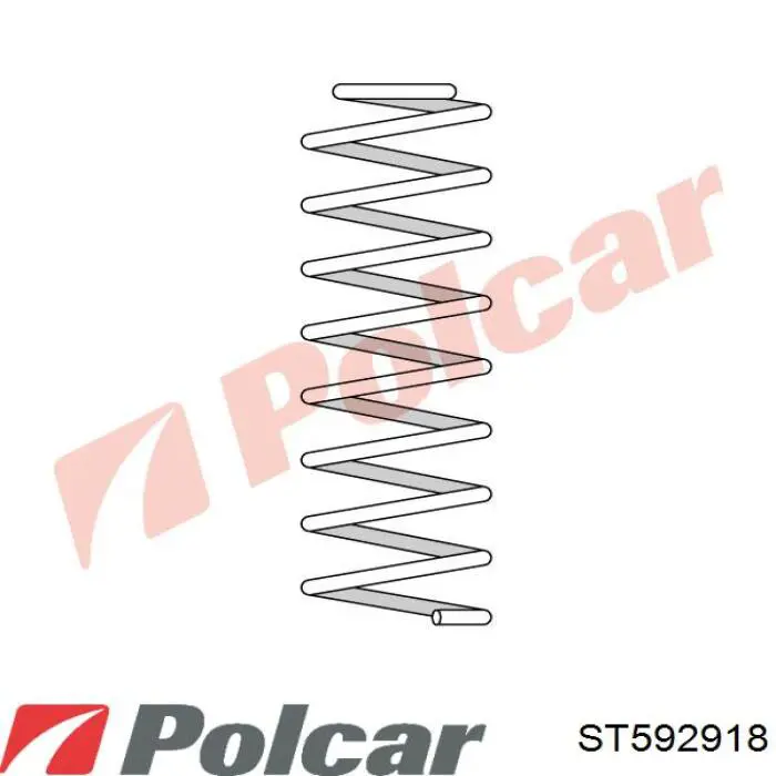 Пружина задня Polcar ST592918 ціна, від 34.95 USD