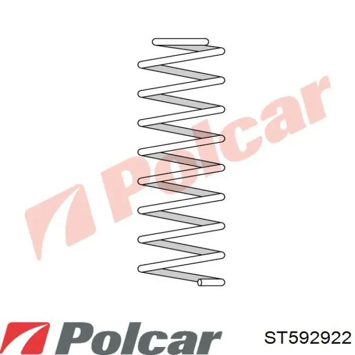 Задні пружини ST592922 Polcar