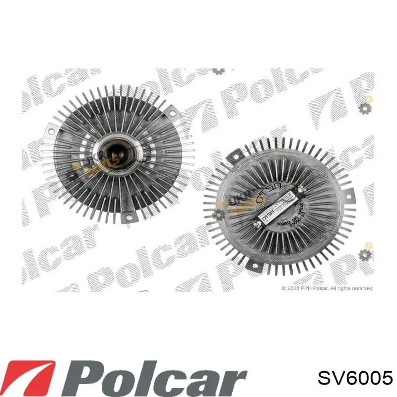 SV6005 Polcar вискомуфта, вязкостная муфта вентилятора охолодження