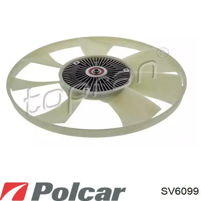 SV6099 Polcar вентилятор/крильчатка радіатора охолодження