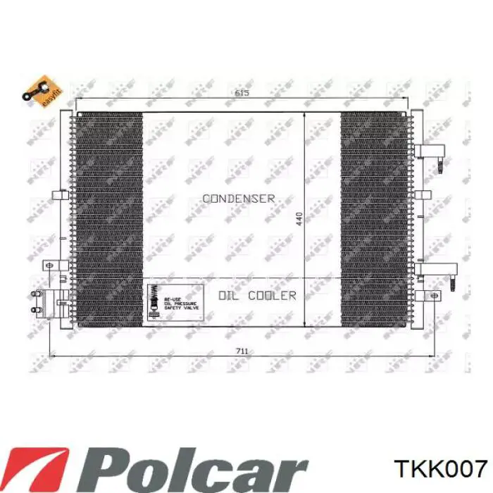 Купити TKK007 Polcar Компресор кліматичної установки