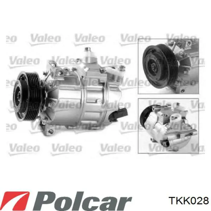 TKK028 Polcar Диск муфти компресора кондиціонера