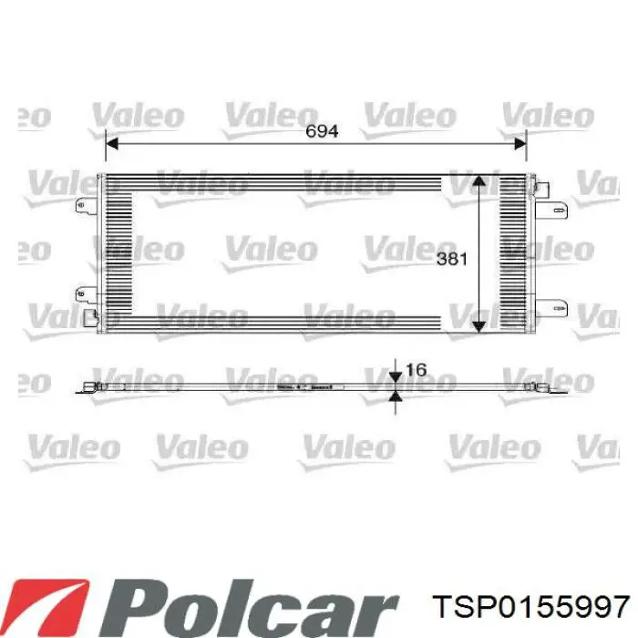TSP0155997 Polcar Компресор холодоагенту