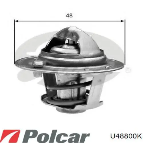 Автомобільний термостат Polcar U48800K ціна, від 8.13 USD