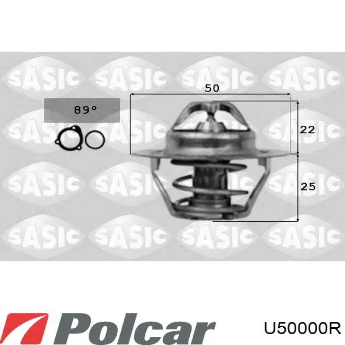 Купити U50000R Polcar Термостат в корпусі