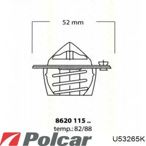 670049 Maxgear Авто термостат
