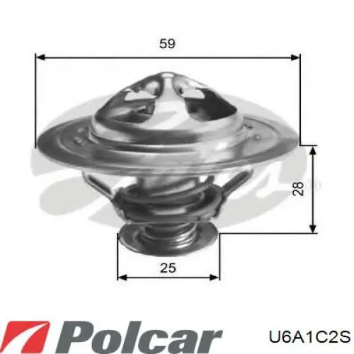 U6A1C2S Polcar термостат