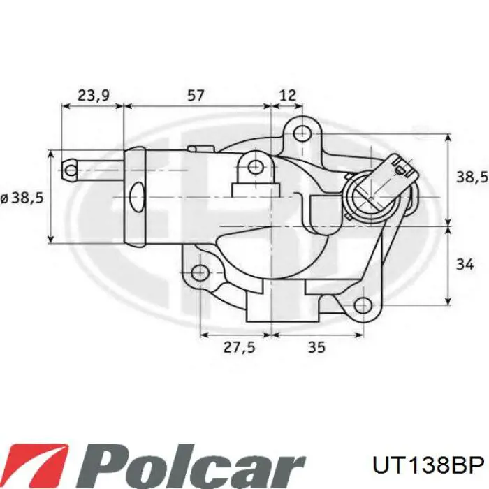 Купити UT138BP Polcar Термостат в корпусі