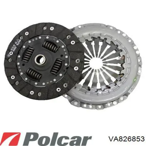 VA826853 Polcar комплект зчеплення (3 частини)