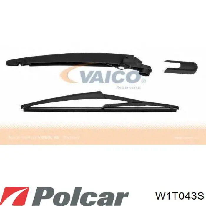 W1T043S Polcar щітка-двірник заднього скла