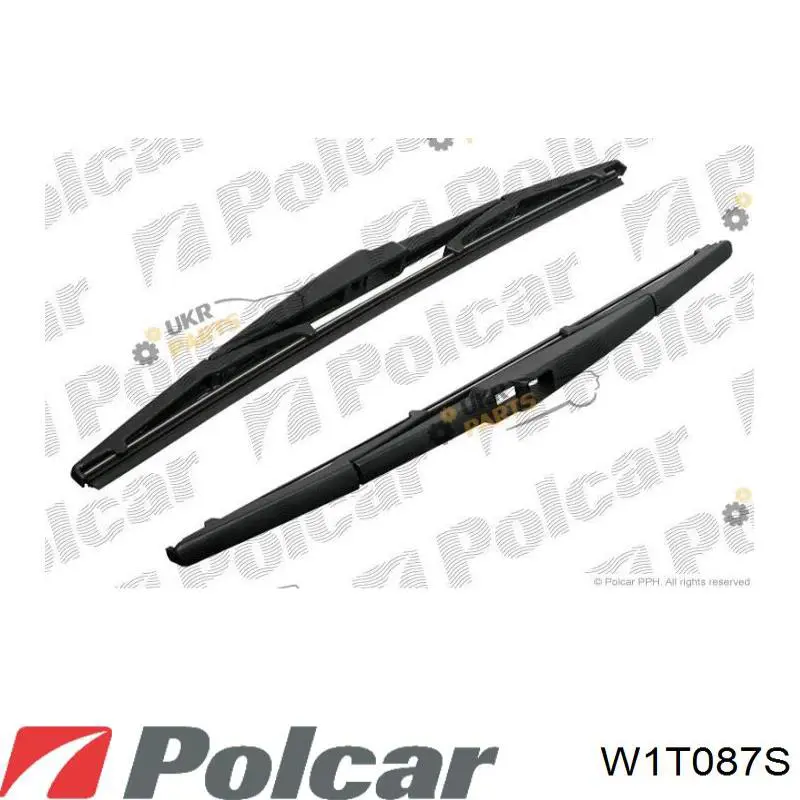 W1T087S Polcar Щітка склоочисника задня
