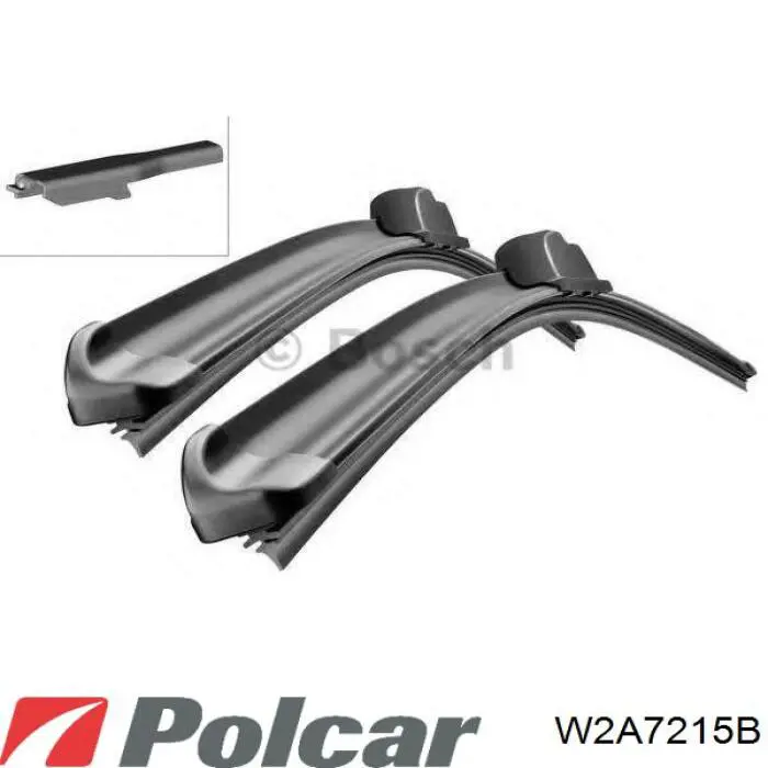 Щітка-двірник лобового скла, водійська Polcar W2A7215B ціна, від 26.47 USD