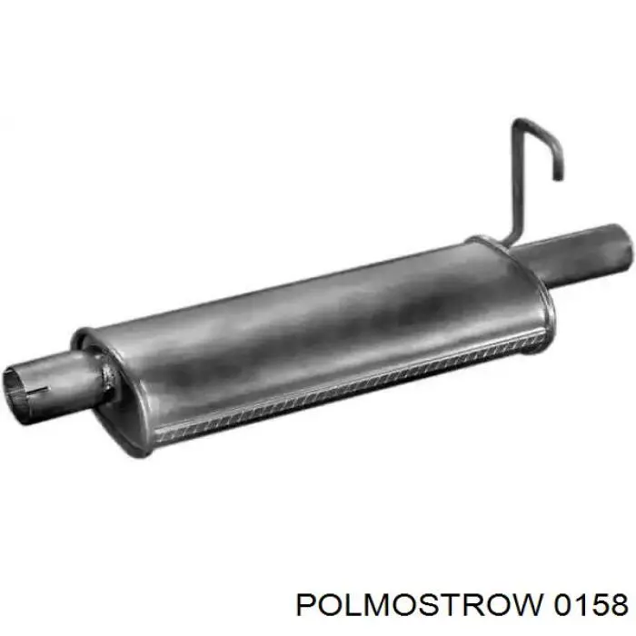 Купити 0158 Polmostrow Глушник, передня частина