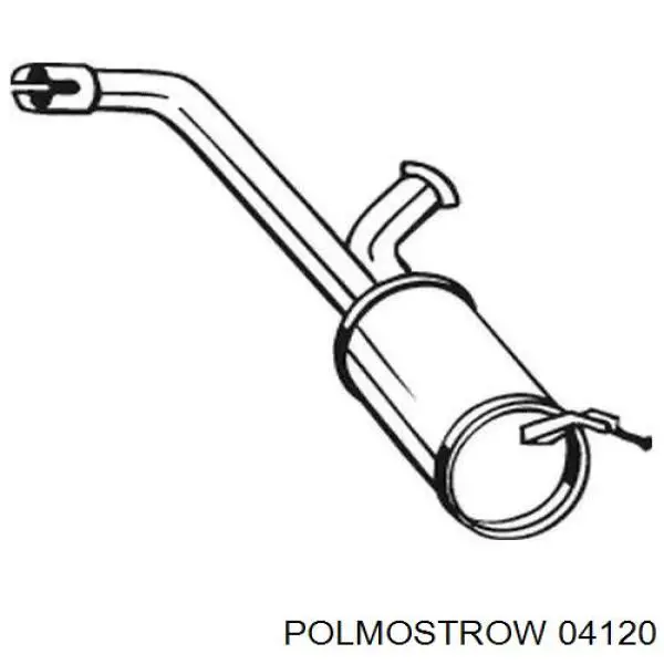 Глушник, задня частина 04120 Polmostrow