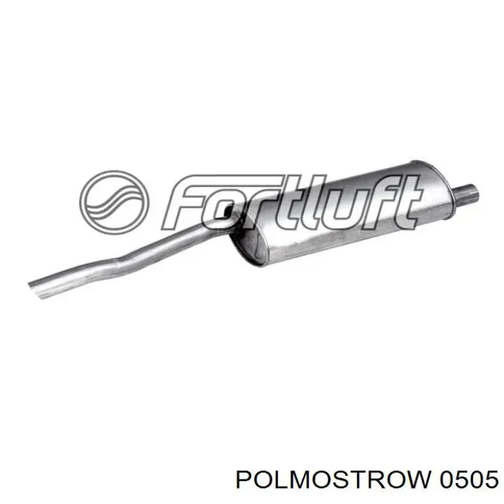 Вихлопна труба Polmostrow 0505 ціна, від 41.13 USD