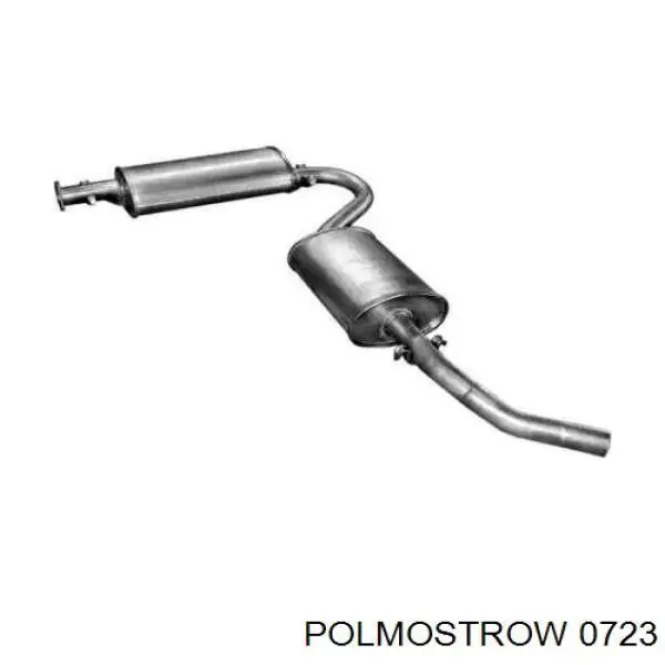 Купити 0723 Polmostrow Глушник, середня і задня частина
