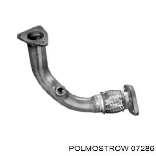 Купити 07286 Polmostrow Труба приймальна (штани) глушника, передня