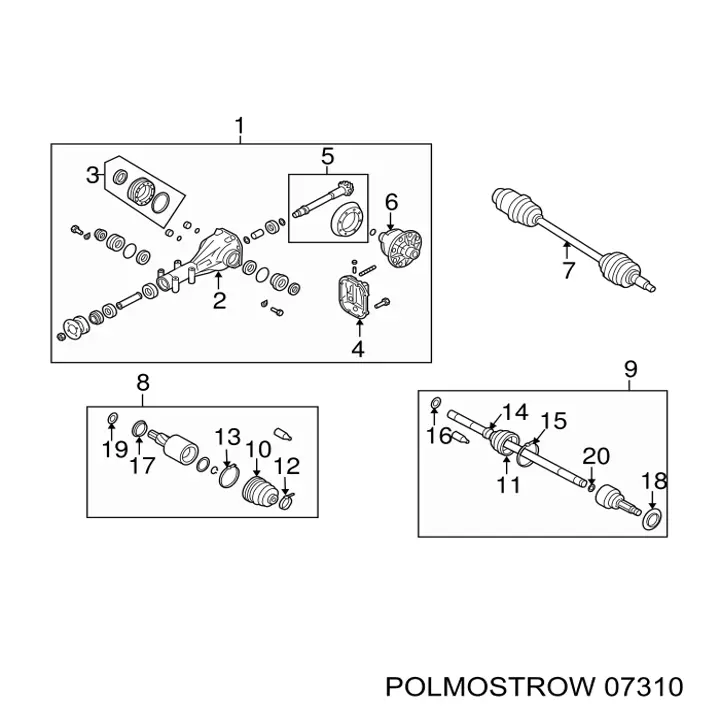 Вихлопна труба Polmostrow 07310 ціна, від 48.11 USD