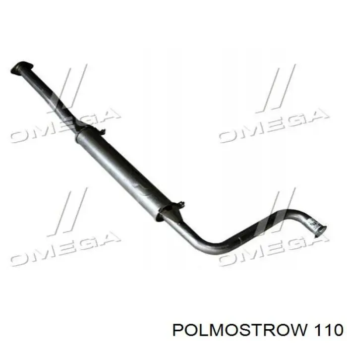 68109909AD Chrysler Глушник, задня частина