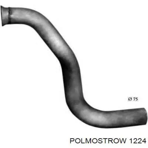 1224 Polmostrow глушник, задня частина