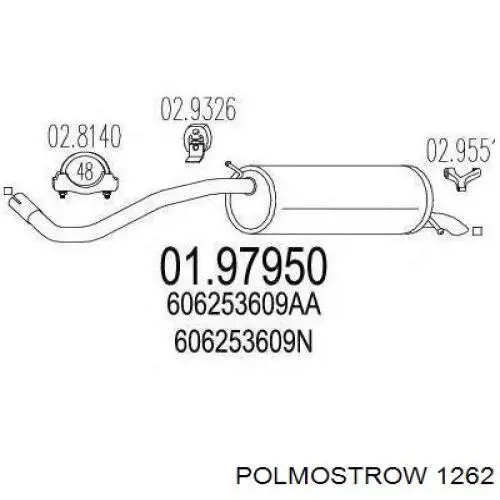 Глушник, задня частина 1262 Polmostrow