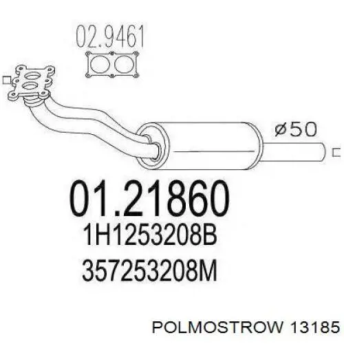 Глушник, задня частина 13185 Polmostrow