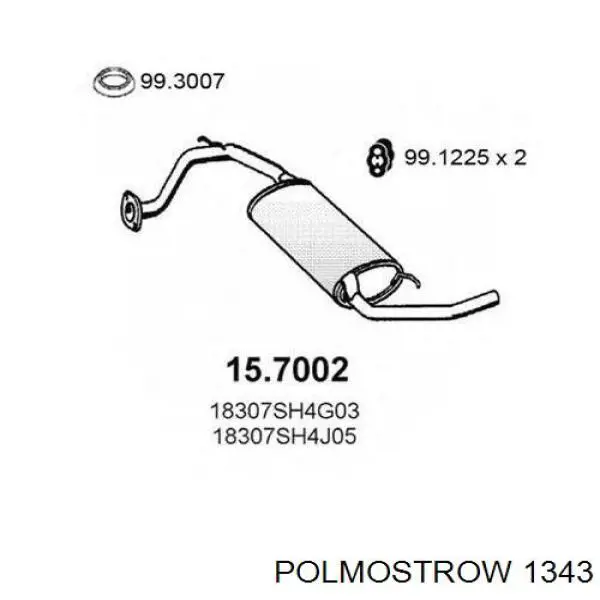 Купити 1343 Polmostrow 