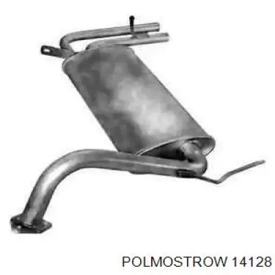 Глушник, задня частина на Mitsubishi Colt III C5A