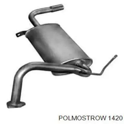 1420 Polmostrow Глушник, задня частина
