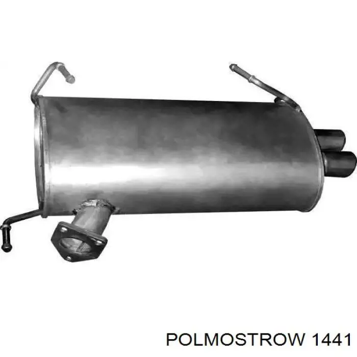 FP2037G21 Polmostrow глушник, центральна частина