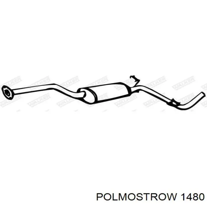 Глушник Polmostrow 1480 ціна, від 47.38 USD