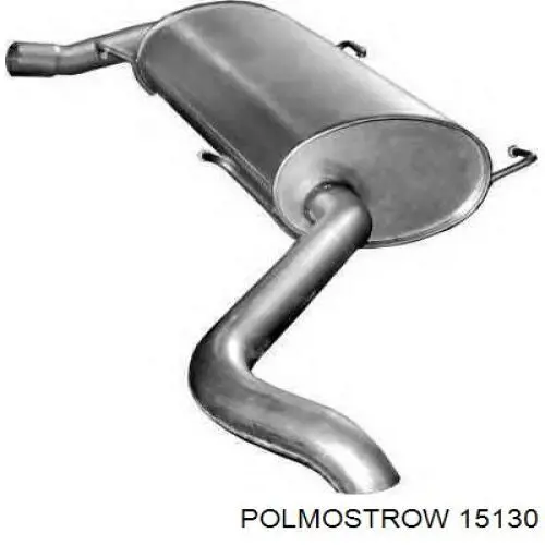 15130 Polmostrow Глушилка задня