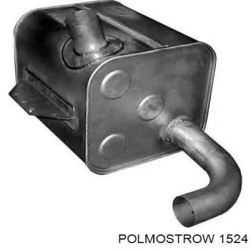 Вихлопна труба Polmostrow 1524 ціна, від 39.89 USD