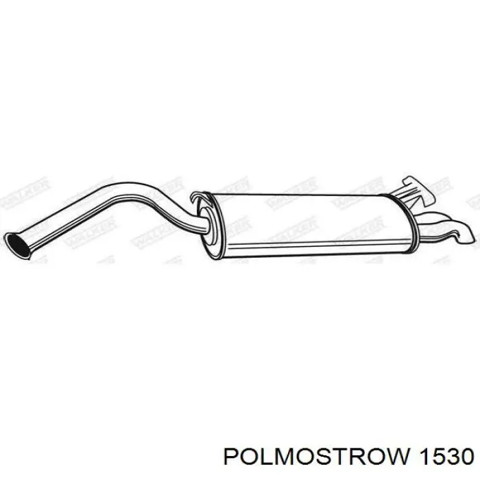 Глушник, задня частина 1530 Polmostrow