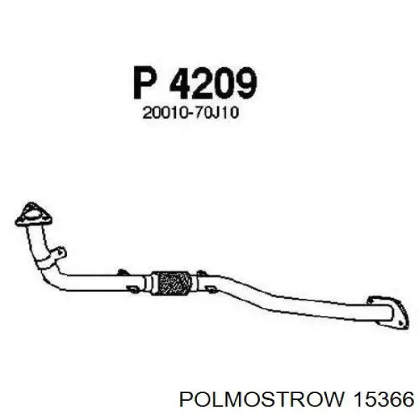 15366 Polmostrow Штани глушника передні