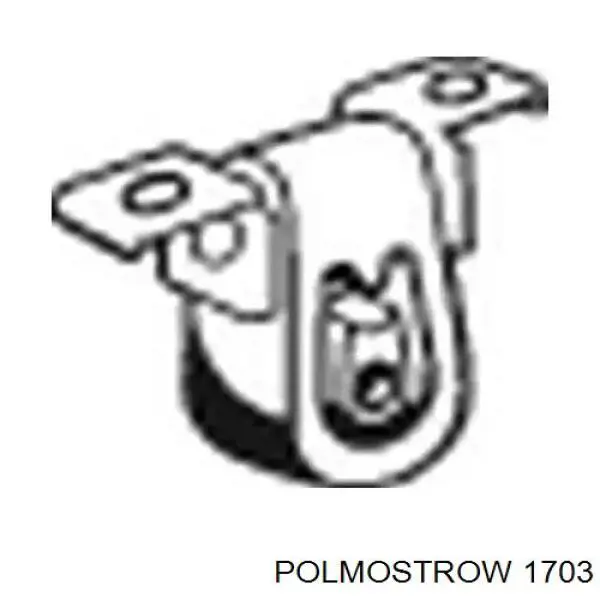 1703 Polmostrow глушник, задня частина