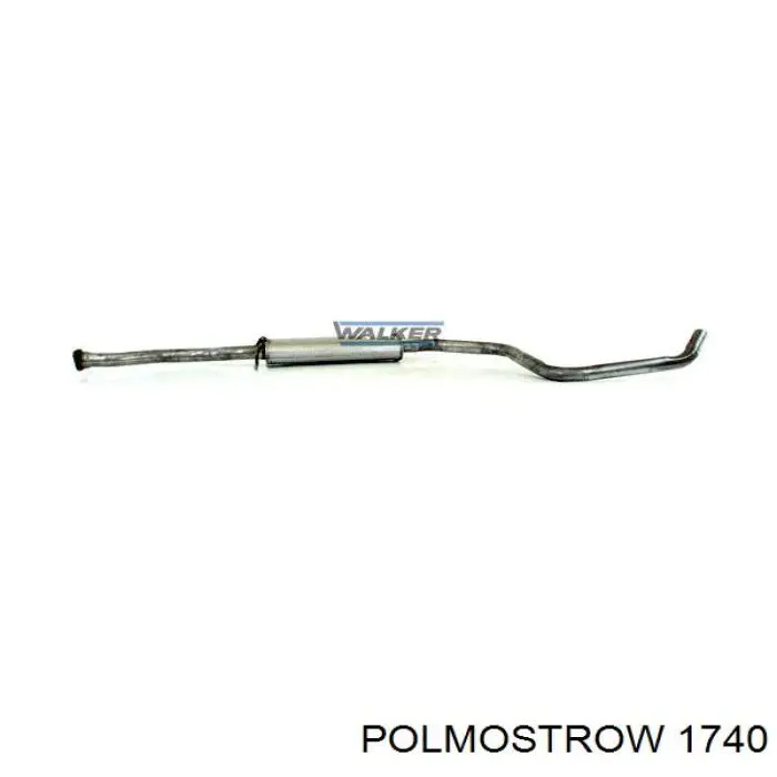 1740 Polmostrow Середній глушник