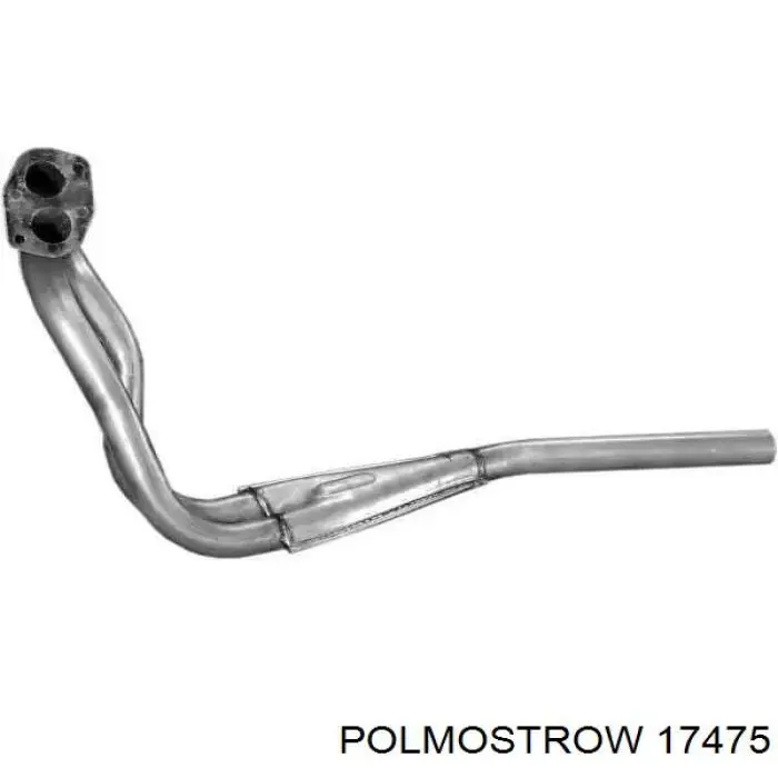 17475 Polmostrow труба приймальна (штани глушника, передня)