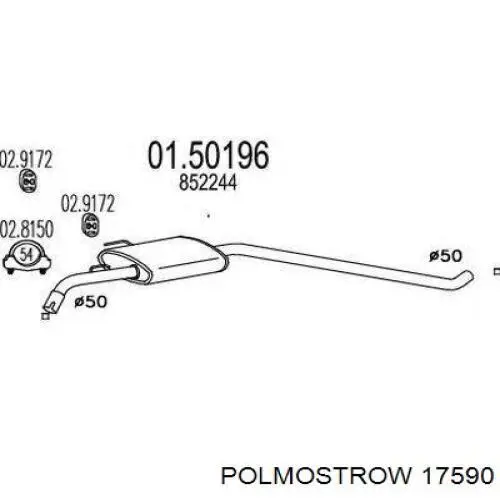 17590 Polmostrow Середній глушник